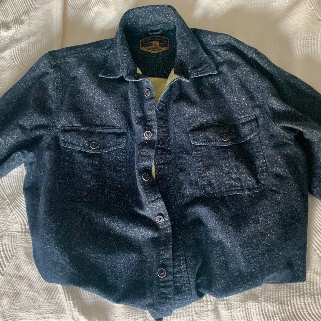Navy Button Up Jacket!